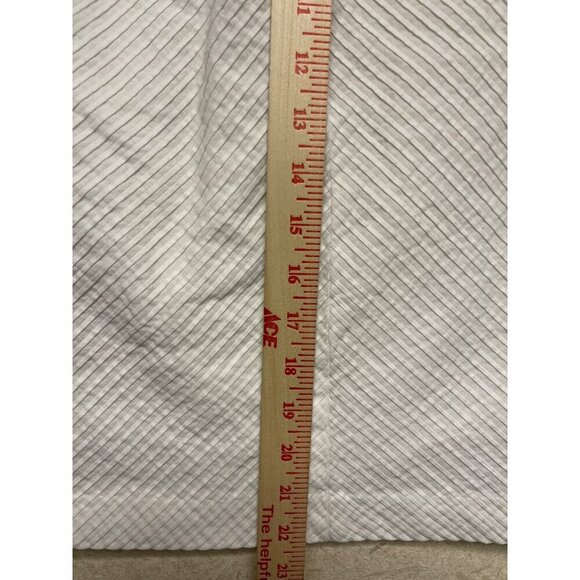 Ann Taylor Women's Ivory White Textured Lined Skirt Short Length Size 6 - Picture 6 of 10